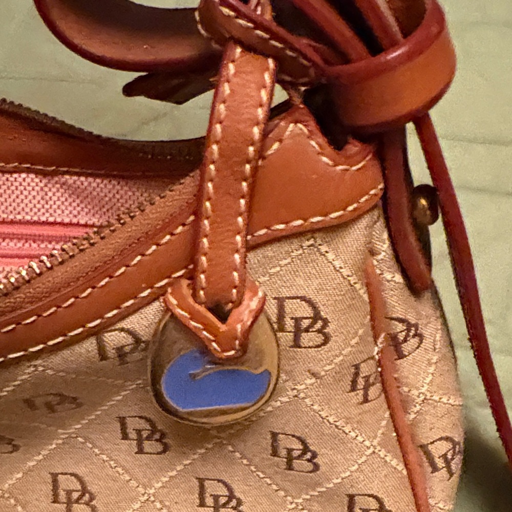 Dooney & Bourke Pink and Red Shoulder Bag - Picture 2 of 7